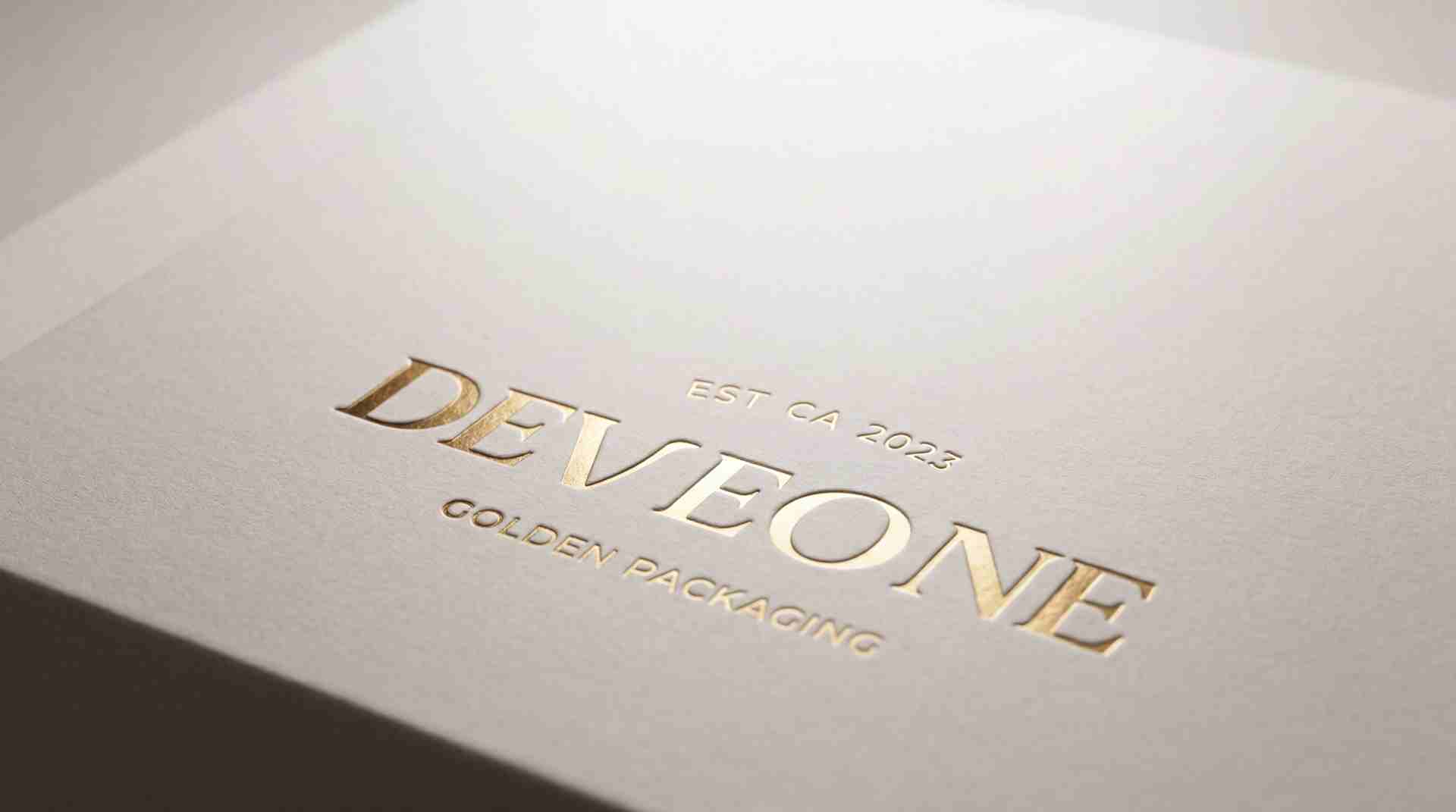 Foil stamping with debossing