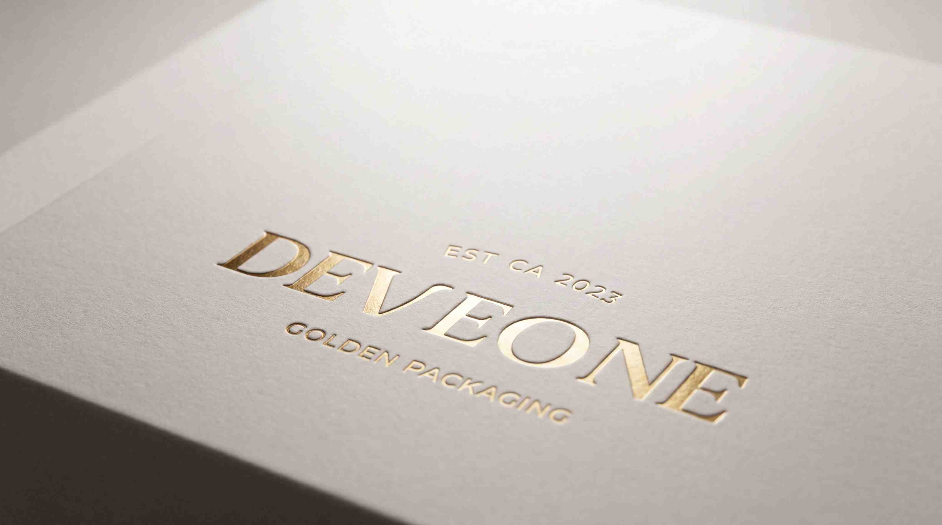 Foil stamping with debossing
