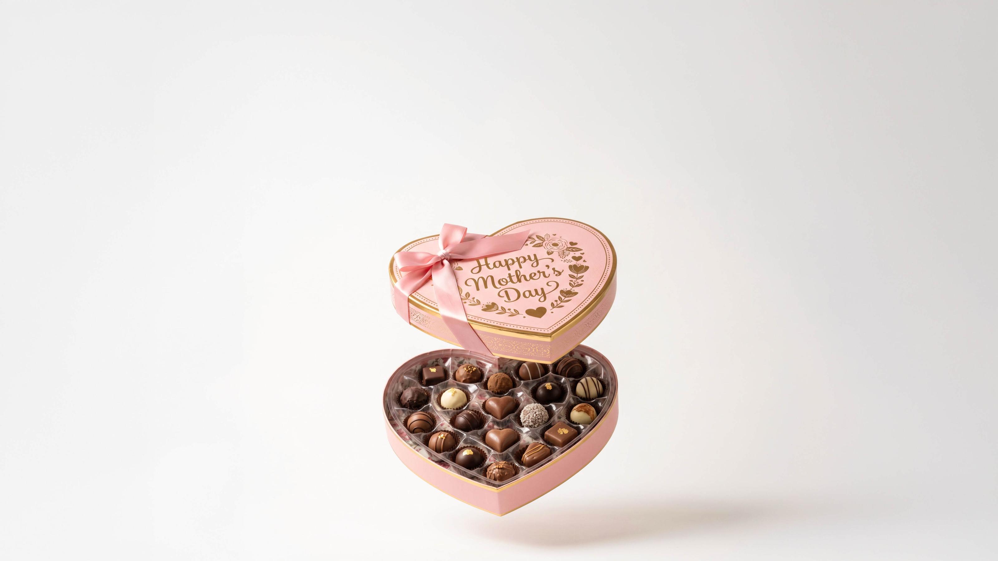 Heart-shaped Mother's Day packaging
