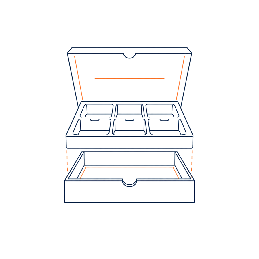 Custom packaging insert options