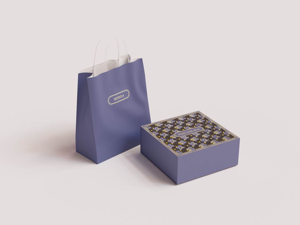Collapsible rigid box closed view