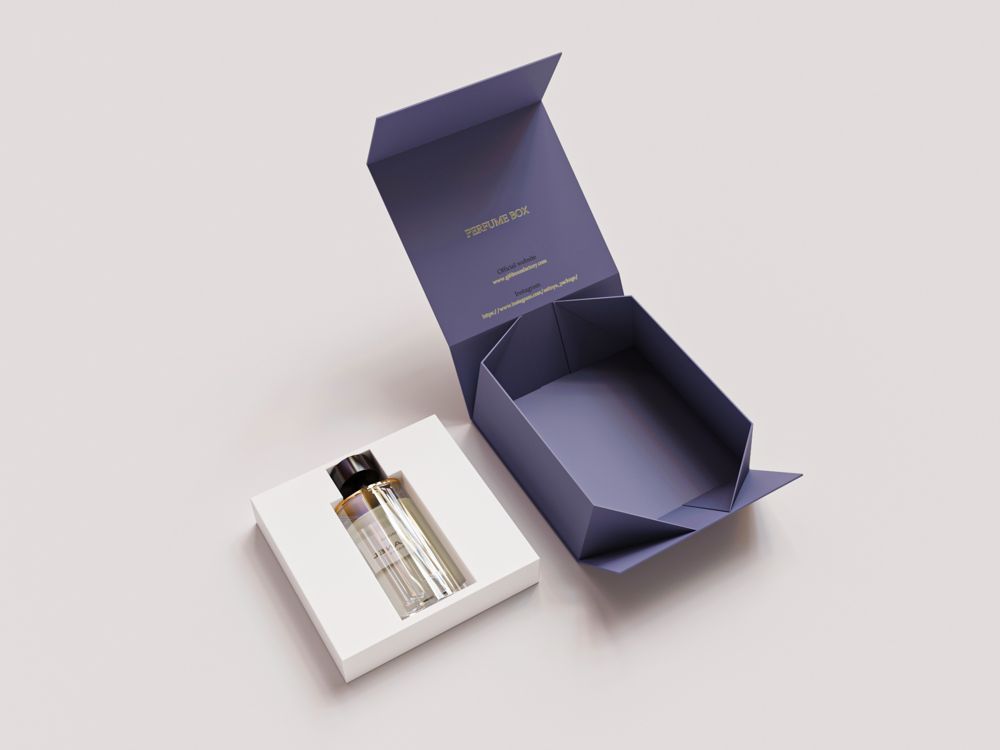 Collapsible rigid box open view