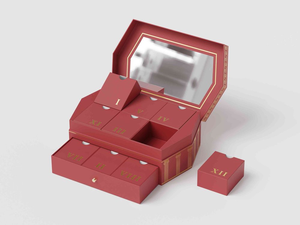Display box open view